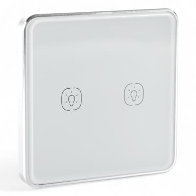 Умный выключатель Tervix Pro Line ZigBee Touch Switch (2 клавиши), на батар.(433031)