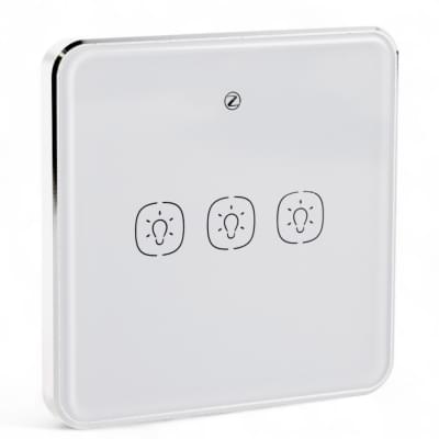 Умный выключатель Tervix Pro Line ZigBee Touch Switch (3 клавиши), на батаре.(438031)