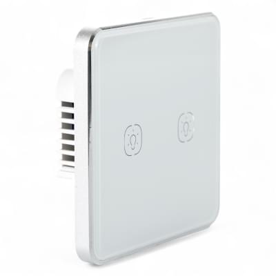 Розумний вимикач Tervix Pro Line ZigBee Touch Switch (2 клавіші), без нуля (433131)