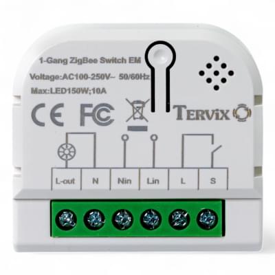 Умный выключатель Tervix Pro Line ZigBee Switch (1 клавиша/розетка)(432121)