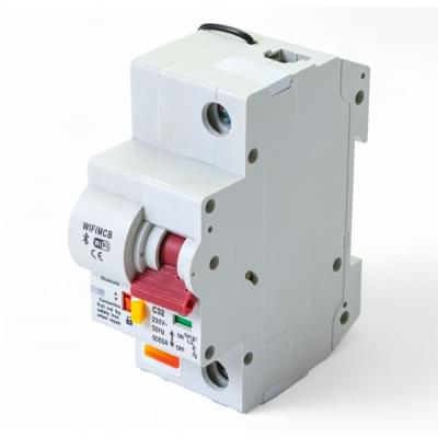 Умный выключатель Tervix Pro Line WiFi Circuit Breaker, 32A (без ЭМ)(439470)