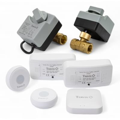 Система защиты от потопа Tervix ZigBee Water Stop на 2 трубы 1" (4922613)
