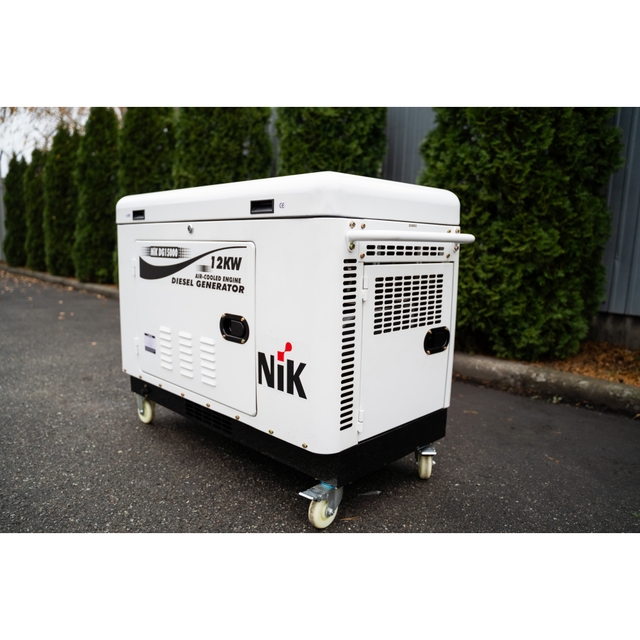 Дизельный генератор NiK DG15000 + щит АВР 12 кВт/15 кВт 220 В
