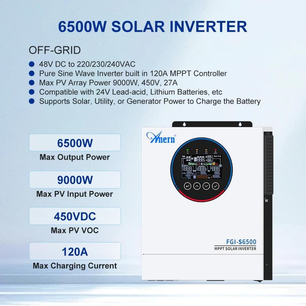 Инвертор Aruna Solar FGI-S6500/48