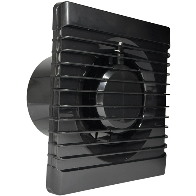 Витяжний вентилятор настінний AirRoxy Planet Energy 80 S black (01-080)