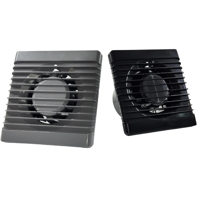 Витяжний вентилятор настінний AirRoxy Planet Energy 80 S black (01-080)