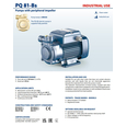 Поверхностный насос вихревой Pedrollo PQm 81-Bs (41PQ88YA1)
