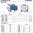 Поверхневий насос відцентрований Pedrollo CPm 158-ST4 (44CP158IA1)