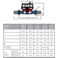 Счетчик для горячей воды Счётчики B 1/2" ГВ  GSD8 L=110 мм (Qn=2.5 м³/ч) T30/90