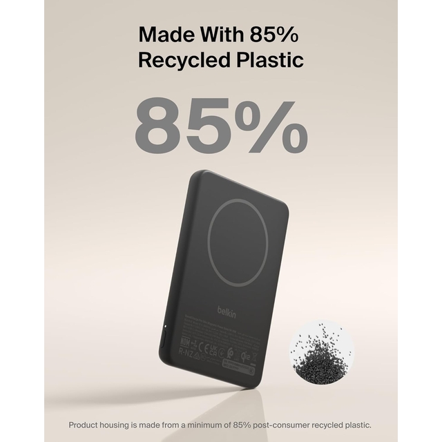 Повербанк Belkin 5000mAh Magnetic Kickstand Black (BPD011HQBK)