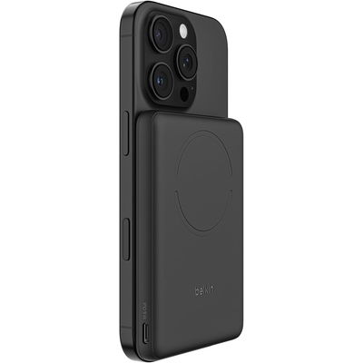 Повербанк Belkin 5000mAh Slim Magnetic Ring Black (BPD020HQBK)