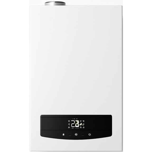 Котел газовый конденсационный Rens RCB-024 WI-FI (частотный насос) конденсационный двухконтурный 24 кВт с трубой