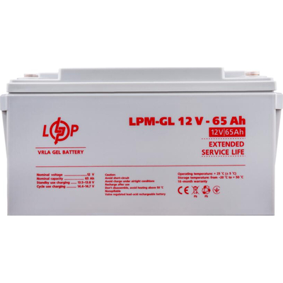 Акумулятор гелевий Logic Power LPM-GL 12V - 65 Ah