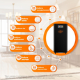 Комплект резервного живлення LogicPower LP Autonomic Ultra FW 3500W (АКБ7700Wh)