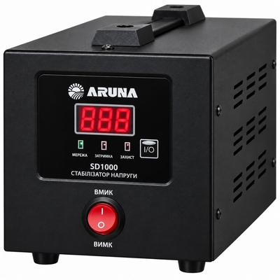 Стабилизатор напряжения релейный Aruna SD 1000 V  (0,6 кВт, 1 фаза)