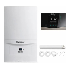 котел Vaillant ecoTEC pure VUW 246/7-2 + терморегулятор + дымоход (0010023030 + 0010045479 + 0020219516)