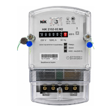 NiK 2102-02 М2, 5(60)А, 1ф, электромех. однотарифный