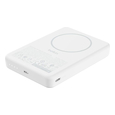 Повербанк Акумулятор портативний літій-іонний Power Bank Belkin 10000мА·год, 20Вт PD/Qi2 7.5Вт, Slim Magnetic, білий