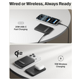 Повербанк Акумулятор портативний літій-іонний Power Bank Belkin 10000мА·год, 30Вт PD/Qi2 15Вт, Magnetic Kickstand, чорний