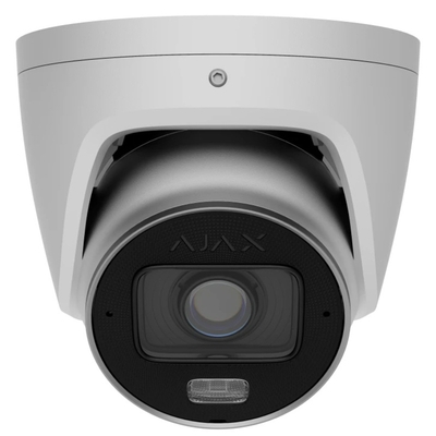 Дротова охоронна IP-камера Ajax TurretCam HLVF 8 MP White, 2.8–12 мм, 26283.197.WH1(000063796)