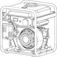Генератор бензиновий інверторний Vitals IG 2.3bl 230В, 2.3/2.6кВт, ручний стартер, 22кг