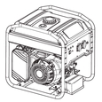 Генератор бензиновий інверторний Vitals IG 6.0be 230В, 6.0/6.5кВт, ручний стартер, 49кг