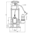 Фекальний насос Pumpman 50WFD11-10-1.1G(A)