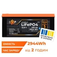 Акумулятор літій-залізо-фосфатний LogicPower LP LiFePO4 12,8V - 230 Ah (2944Wh) (BMS 200A/100А) пластик Smart BT