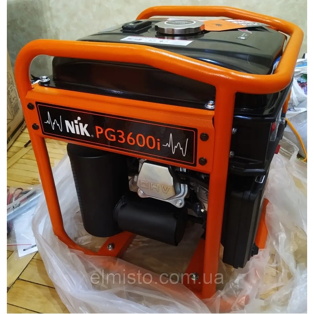 Бензиновый генератор NiK PG 3600i (3,5 кВт)