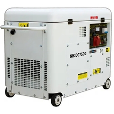 NiK DG7500 (6,5 кВт), 3 фазы (380 В)/1 фаза (220 В)