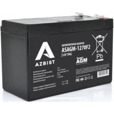 Azbist Super AGM ASAGM-1270F2, Black Case, 12V 7.0Ah, Q10