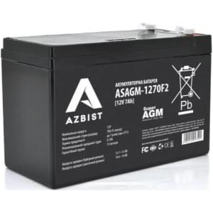 Azbist Super AGM ASAGM-1270F2 Black Case (12V 7Ah)