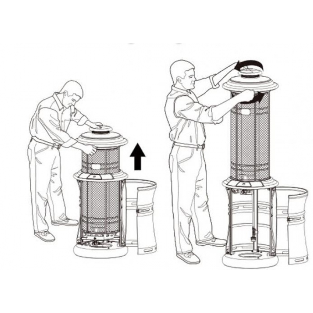Вуличний інфрачервоний обігрівач Enders Vulano (11 кВт)
