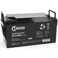 Europower AGM EP12-65M6 12V 65Ah Black Q1/48 Europower AGM EP12-65M6 12V 65Ah Black Q1/48