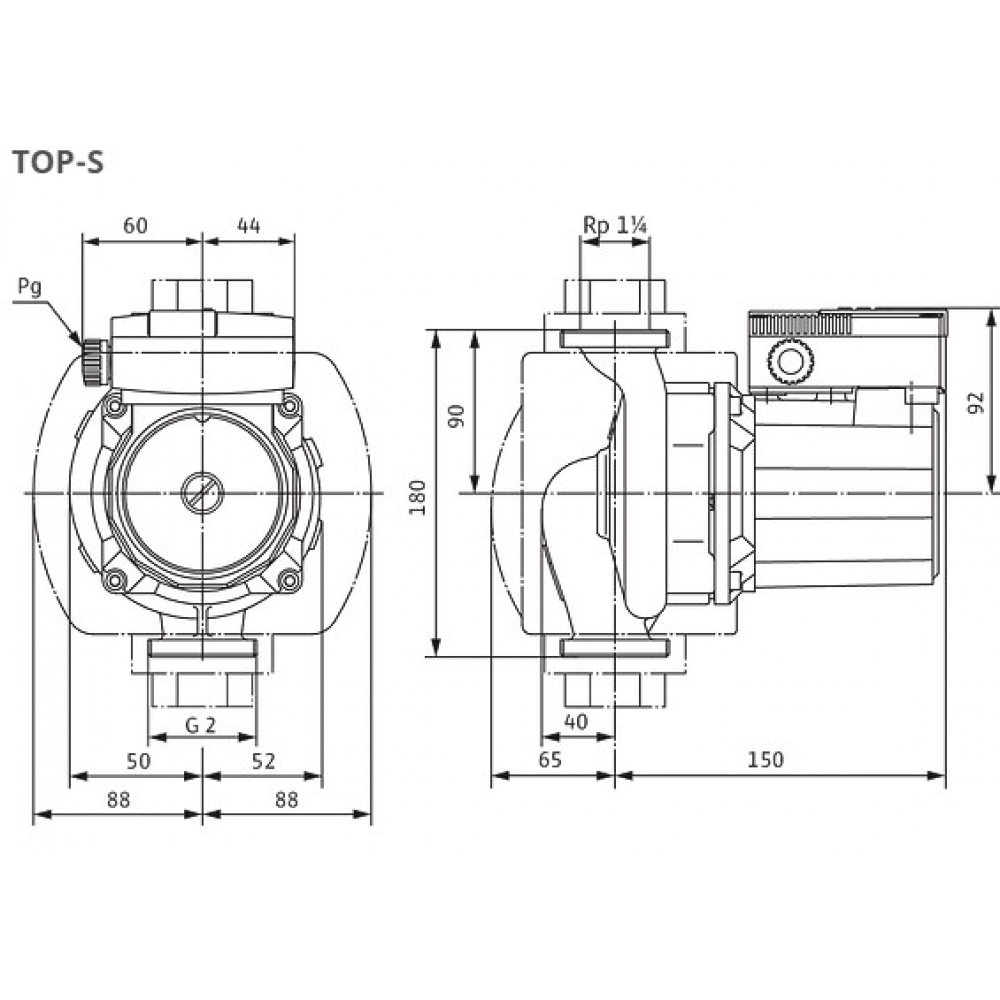 Циркуляционный насос Wilo TOP-S 30/5 DM PN10 (2044014)