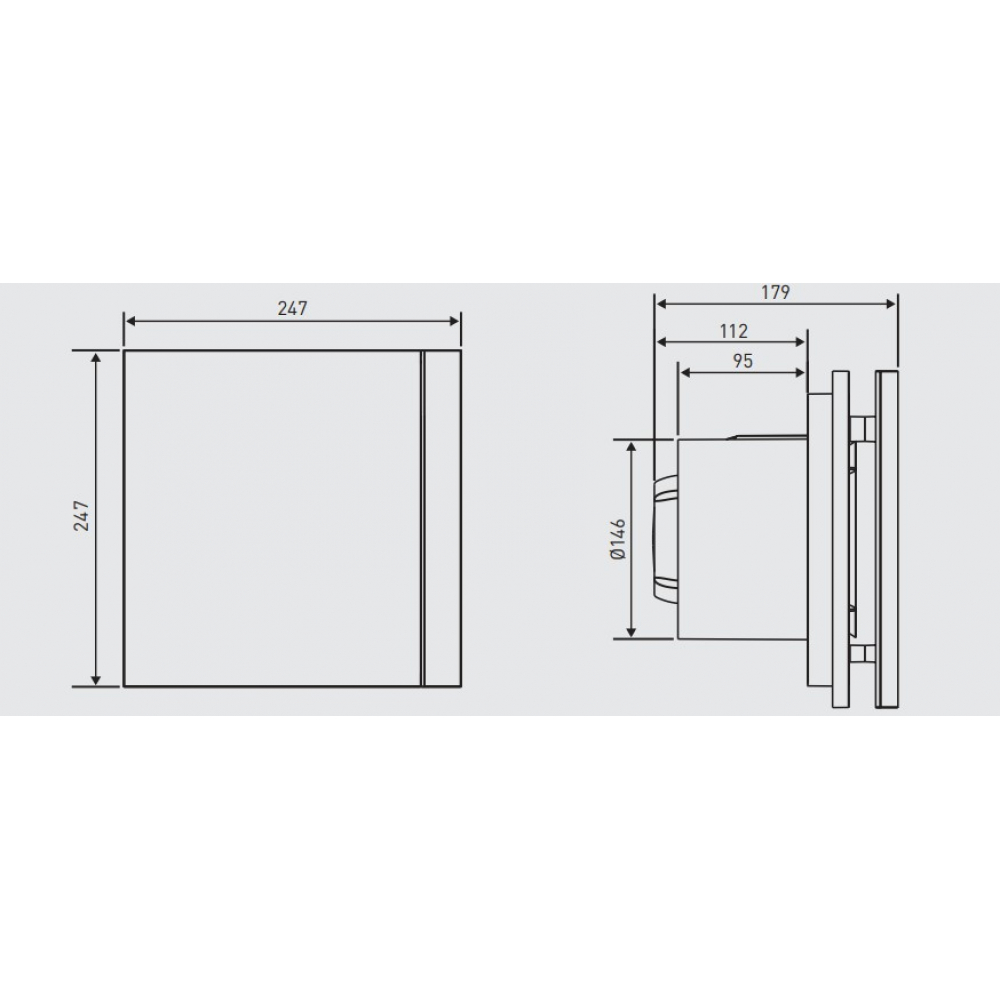 Вытяжной вентилятор настенный Soler&Palau Silent-300 CRZ Silver Design-3C (5210624200)