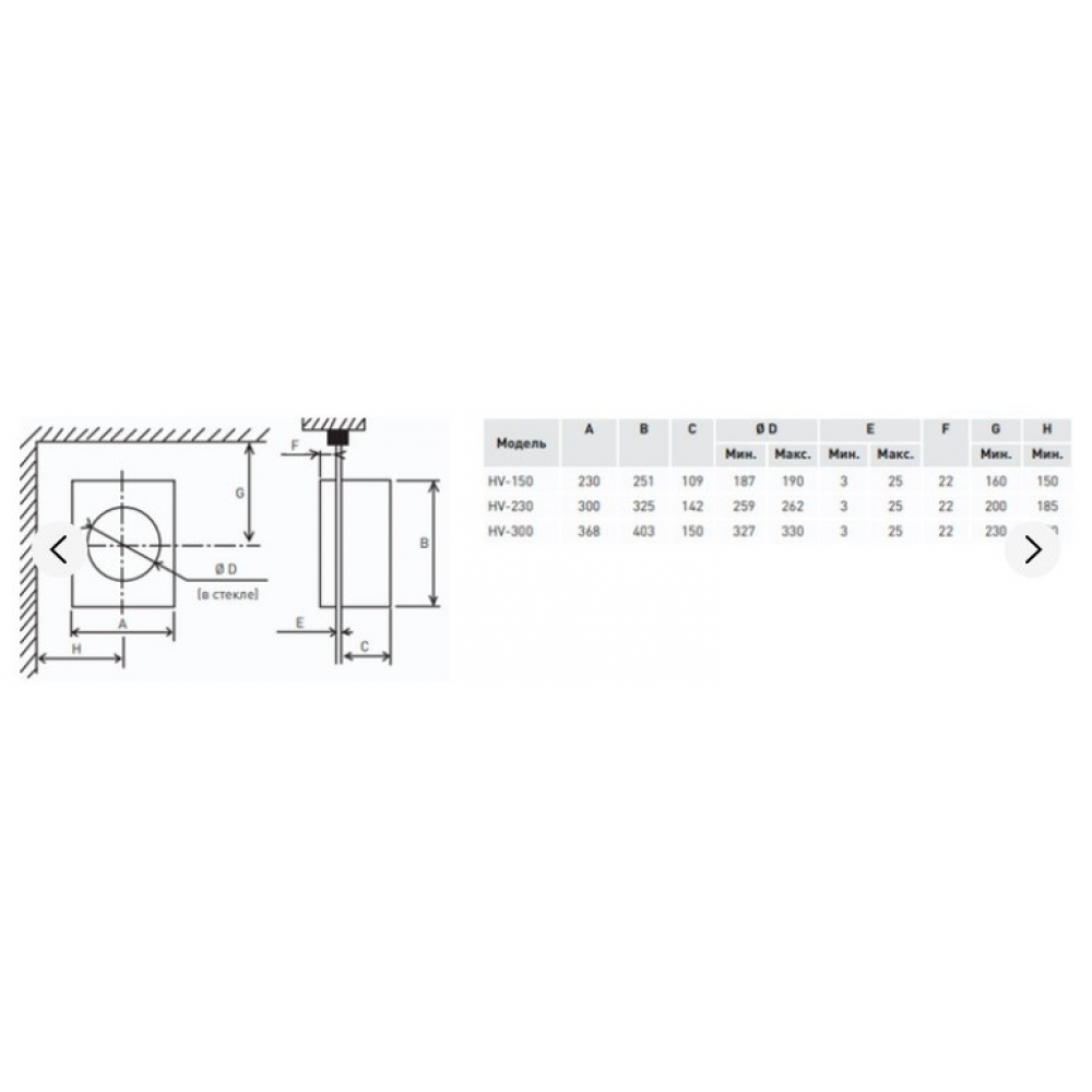 Витяжний вентилятор накладний Soler&Palau HV-230 A (5201477600)