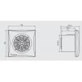 Вытяжной вентилятор настенный Soler&amp;Palau Silent-100 CZ Silver (5210415500)