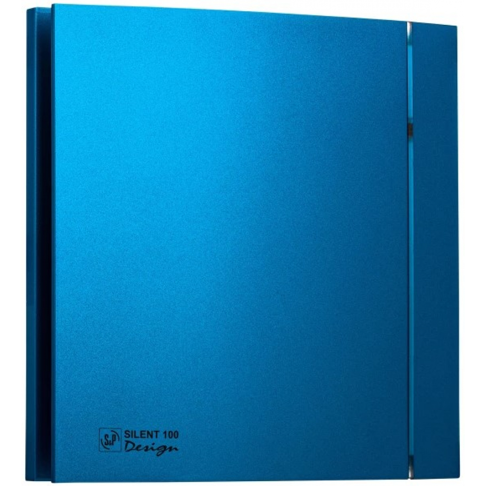 Вытяжной вентилятор настенный Soler&Palau Silent-100 CZ Blue Design - 4C (5210624700)