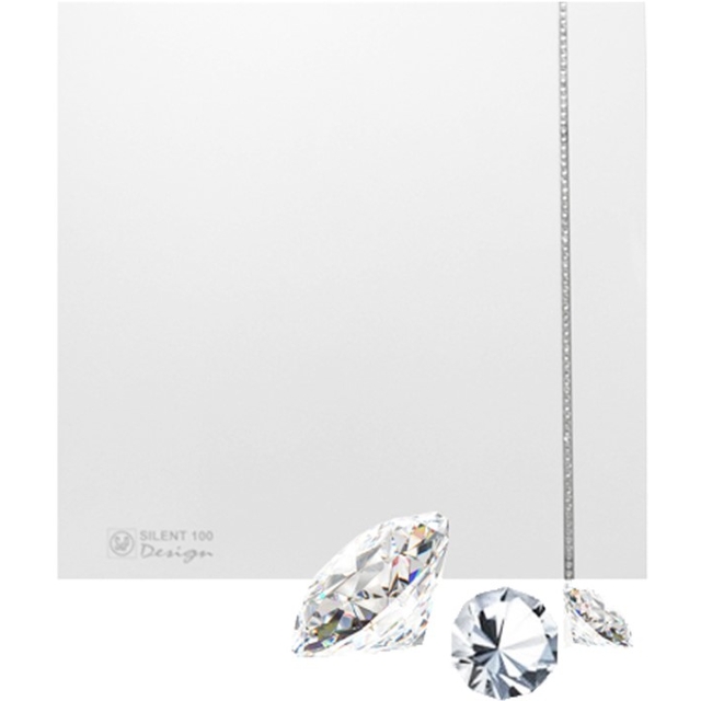 Вытяжной вентилятор настенный Soler&amp;Palau Silent-100 CZ Design Swarovski (5210622300)