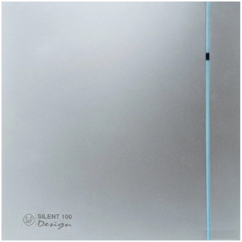 Вытяжной вентилятор настенный Soler&Palau Silent-100 CZ Silver Design - 3C (5210603400)