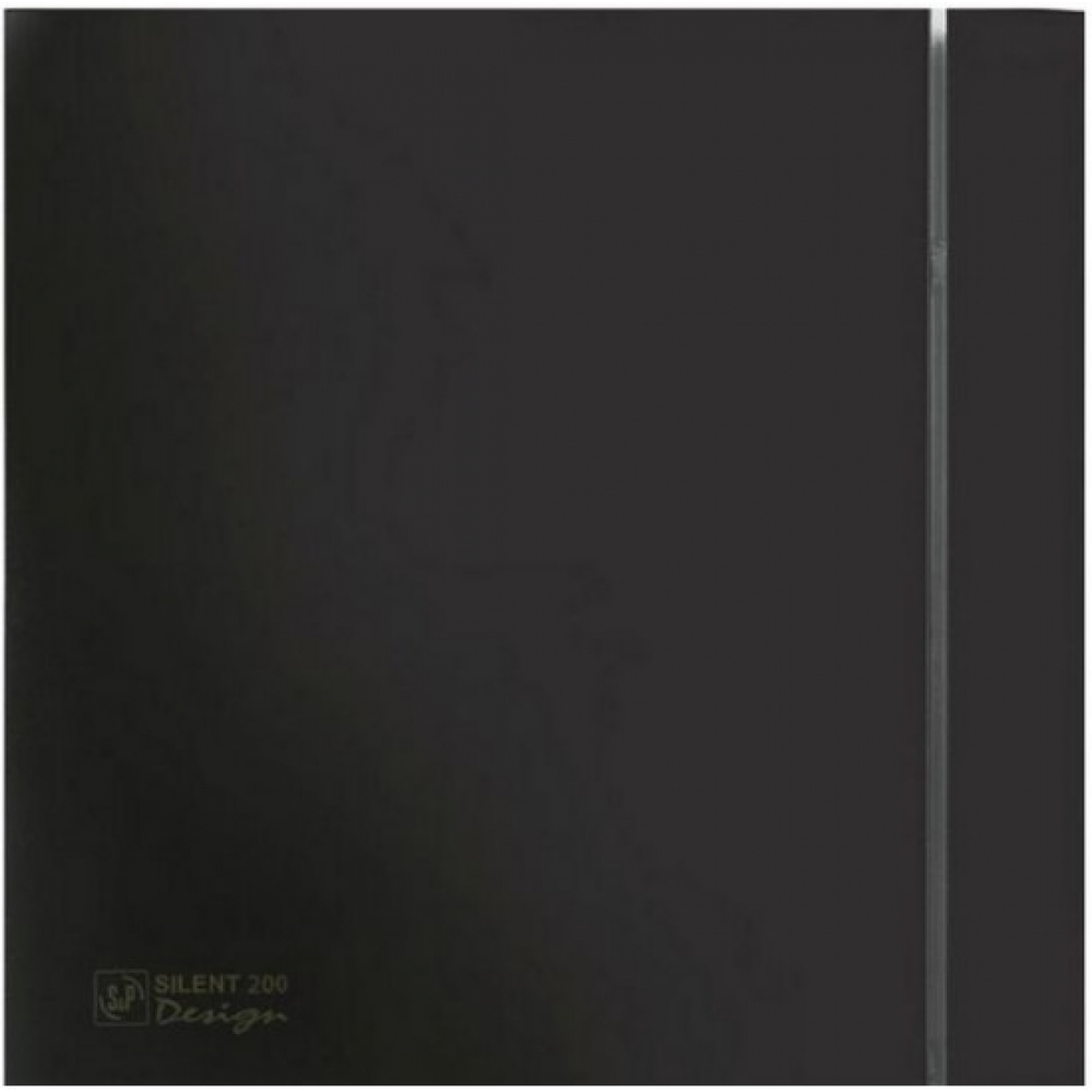 Вытяжной вентилятор настенный Soler&Palau Silent-200 CZ Black Design-4C (5210616700)