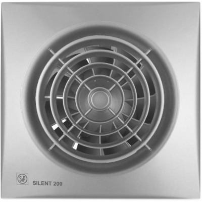Витяжний вентилятор настінний Soler&amp;Palau Silent-200 CZ Silver (5210318100)