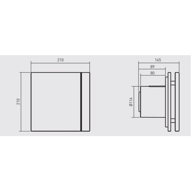 Вытяжной вентилятор настенный Soler&amp;Palau Silent-200 CZ Champagne Design -4C (5210616500)