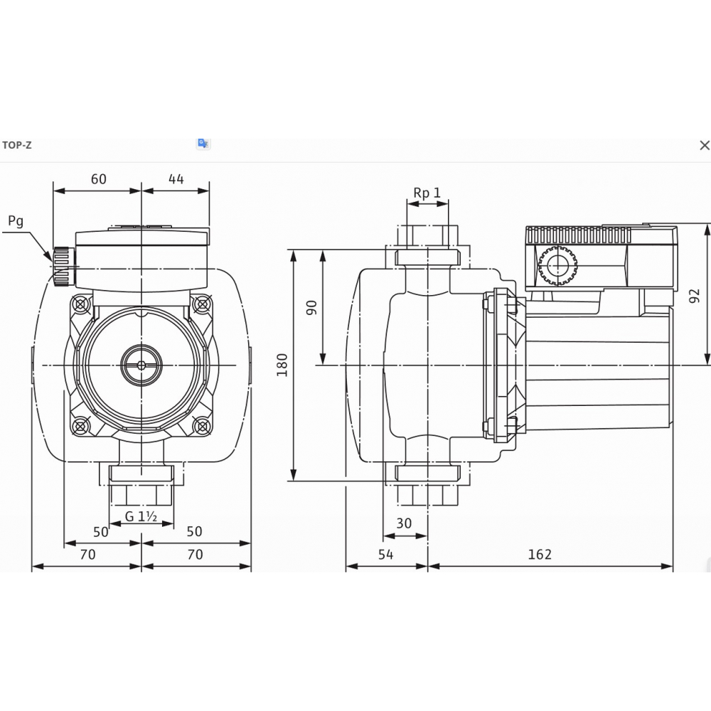 Циркуляционный насос Wilo TOP-Z 25/6 EM (2045521)