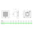 Витяжний вентилятор настінний Vortice Punto EVO ME 120/5 LL T