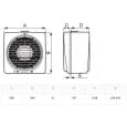 Витяжний вентилятор накладний Vortice Vario 300/12" AR
