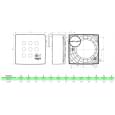 Вытяжной вентилятор накладной Vortice Vort Quadro Medio