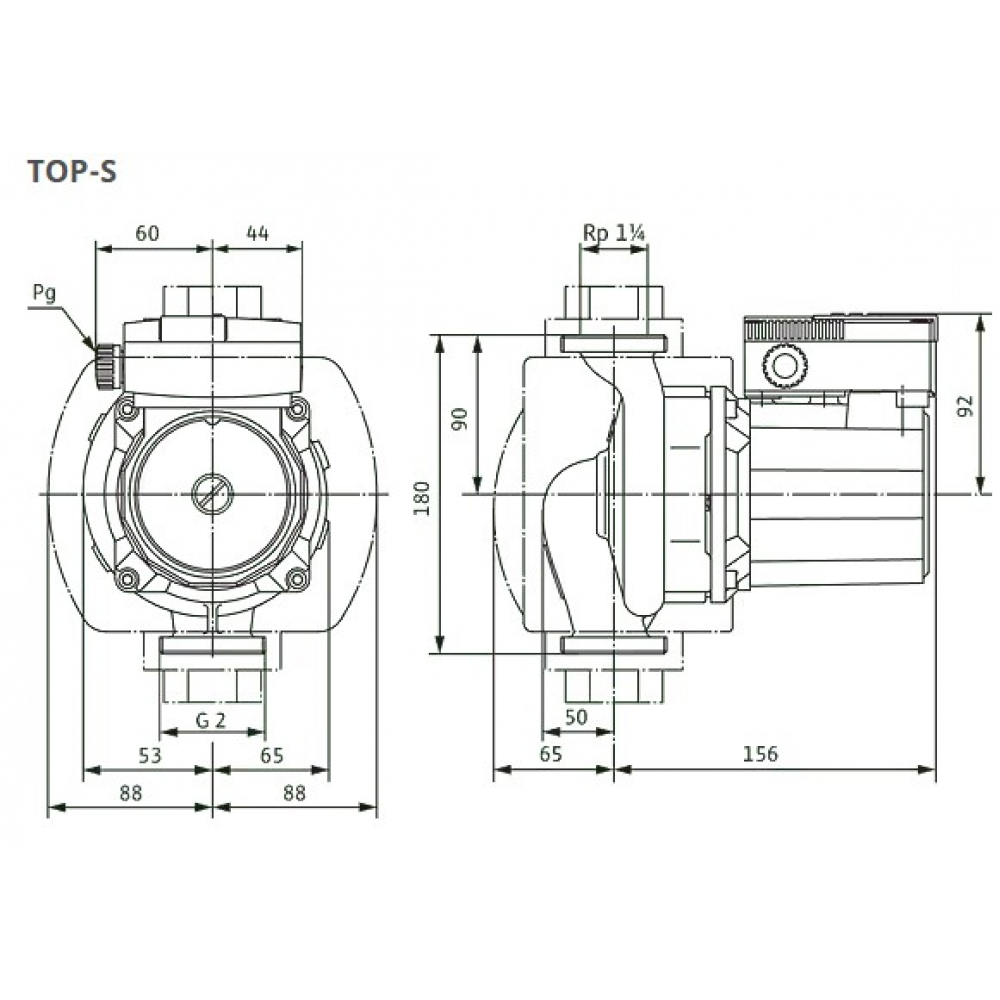 Циркуляционный насос Wilo TOP-S 30/4 DM PN10 (2044012)