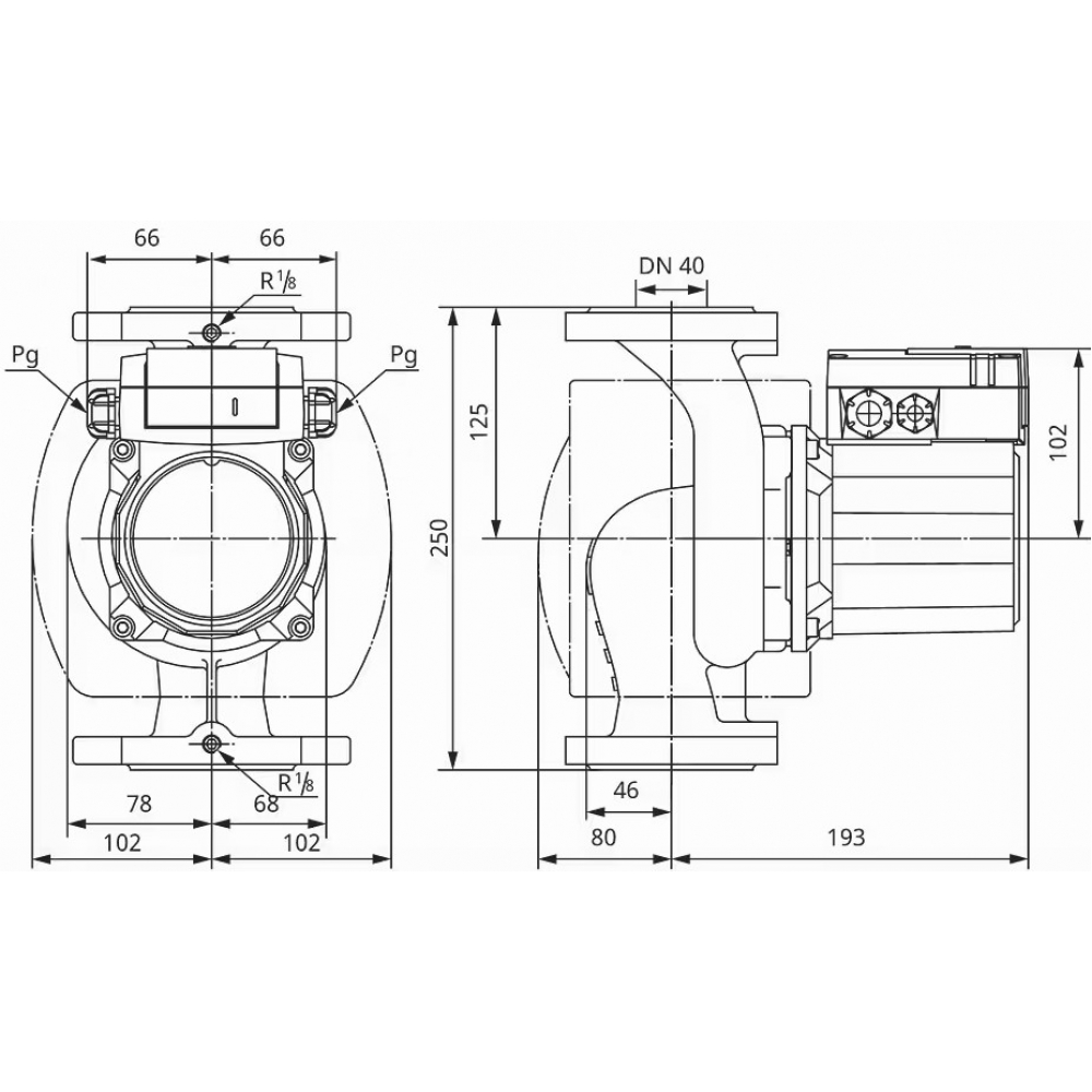 Циркуляционный насос Wilo TOP-Z 40/7 DM GG (2175515)